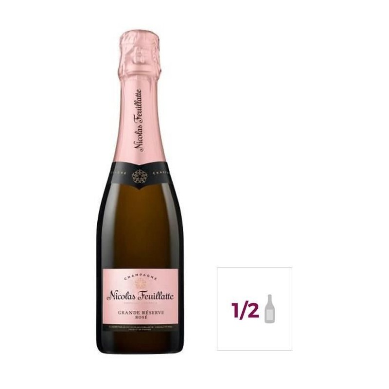 Champagne Nicolas Feuillatte Grande Réserve Rosé - 37,5 cl Champagne Nicolas Feuillatte Grande Réserve Rosé - 37,5 cl