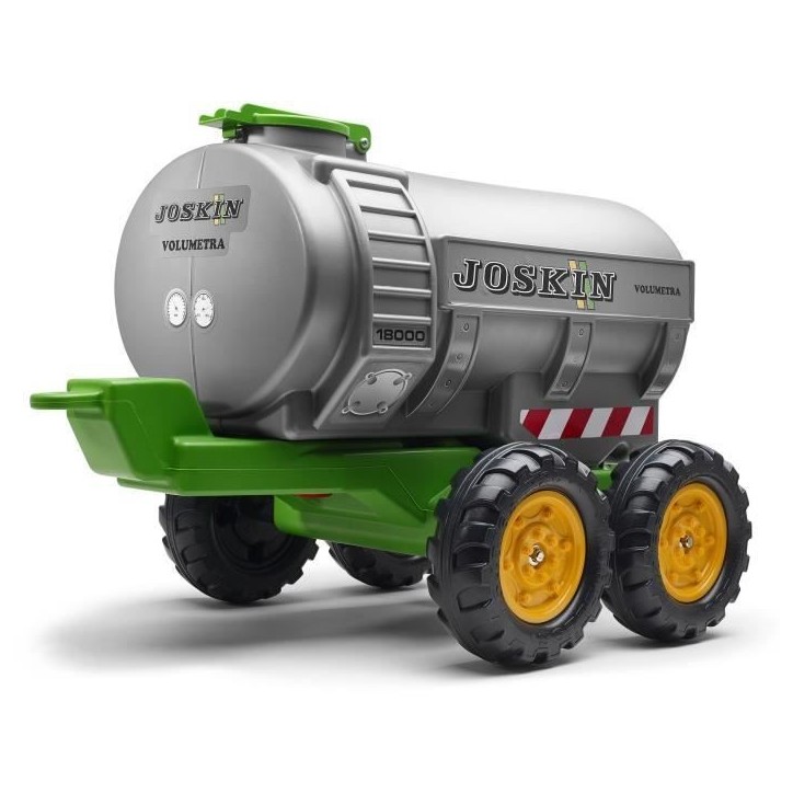 Remorque Citerne Joskin - FALK - Capacité 30L - Gris - Adaptable avec les tracteurs FALK 3-7 ans - 100% Fabriqué en France Remorque Citerne Joskin - FALK - Capacité 30L - Gris - Adaptable avec les tracteurs FALK 3-7 ans - 100% Fabriqué en France