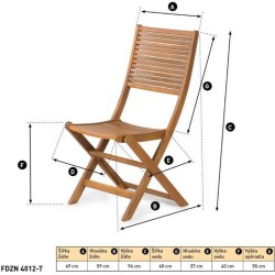 Chaise pliante 2 pcs - Fieldmann - FDZN 4012-T