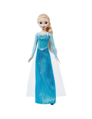 Poupée Elsa Chantante - Disney Princess - La Reine des Neiges - Tenue Bleu Glacial - Pour Enfant de 3 Ans et +