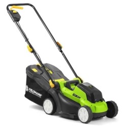 Tondeuse sans fil - FIELDMANN - 20V - Coupe 33 cm - Hauteur max 65 mm
