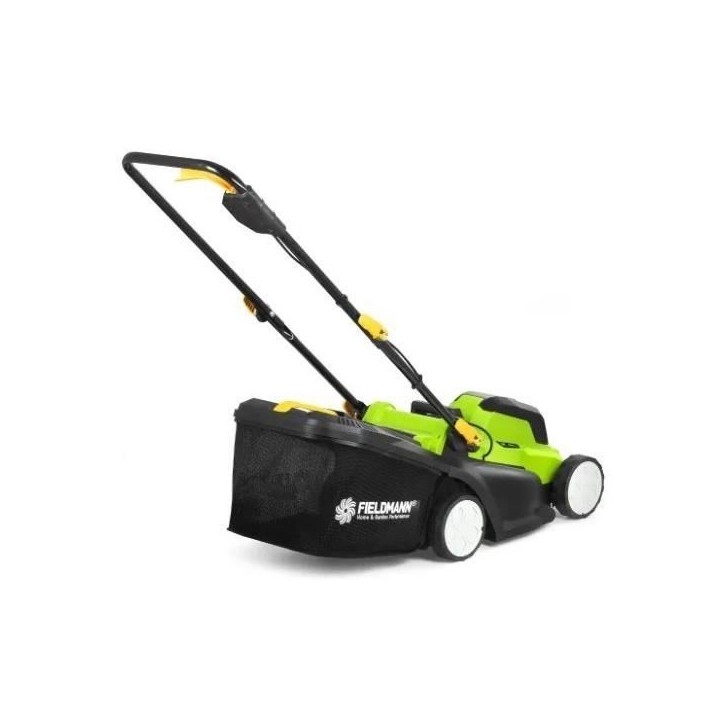 Tondeuse sans fil - FIELDMANN - 20V - Coupe 33 cm - Hauteur max 65 mm - Batterie et chargeur non inclus