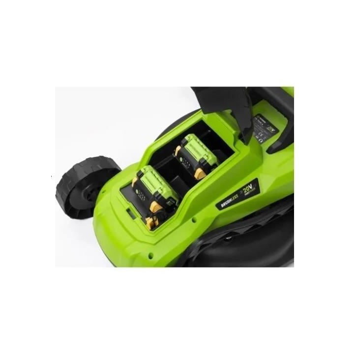 Tondeuse sans fil - FIELDMANN - 20V - Coupe 33 cm - Hauteur max 65 mm - Batterie et chargeur non inclus