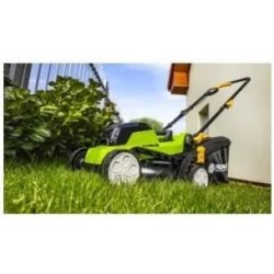 Tondeuse sans fil - FIELDMANN - 20V - Coupe 33 cm - Hauteur max 65 mm