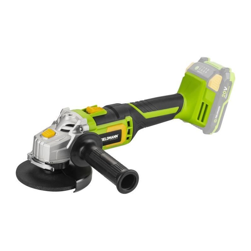 Meuleuse d'angle sans fil - FIELDMANN - 20V - 115 mm - Batterie et cha Meuleuse d'angle sans fil - FIELDMANN - 20V - 115 mm - Batterie et cha