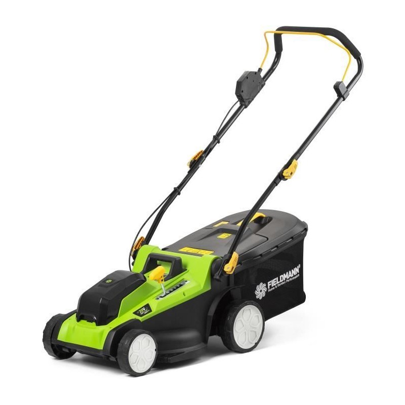 Tondeuse sans fil - FIELDMANN - 20V - Coupe 37 cm - Hauteur max 75 mm Tondeuse sans fil - FIELDMANN - 20V - Coupe 37 cm - Hauteur max 75 mm