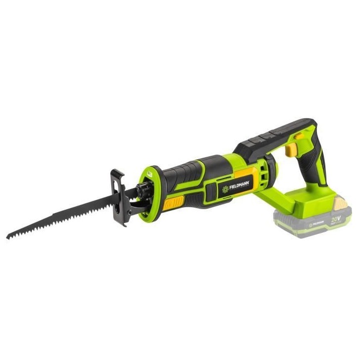 Scie sabre sans fil - FIELDMANN - 20V - Batterie et chargeur non inclus Scie sabre sans fil - FIELDMANN - 20V - Batterie et chargeur non inclus