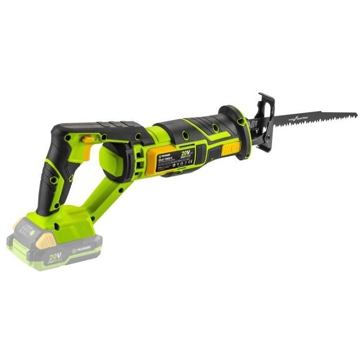 Scie sabre sans fil - FIELDMANN - 20V - Batterie et chargeur non inclus Scie sabre sans fil - FIELDMANN - 20V - Batterie et chargeur non inclus