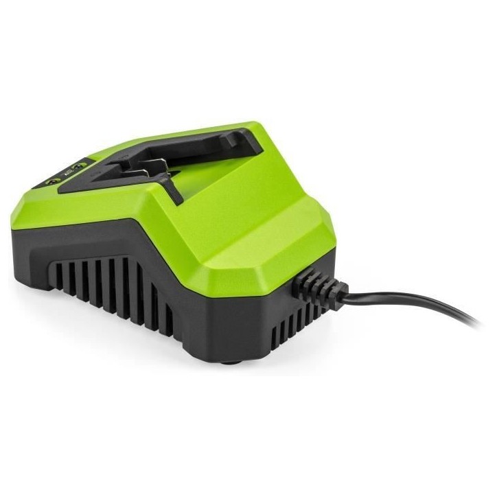 Chargeur - FIELDMANN - Pour batterie 20V - Charge 2Ah en 60 min - Compatible 2Ah, 4Ah Chargeur - FIELDMANN - Pour batterie 20V - Charge 2Ah en 60 min - Compatible 2Ah, 4Ah