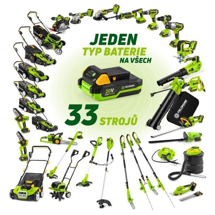 Chargeur double - FIELDMANN - Pour batteries 20V - Charge 2Ah en 60 min - Compatible 2Ah, 4Ah Chargeur double - FIELDMANN - Pour batteries 20V - Charge 2Ah en 60 min - Compatible 2Ah, 4Ah