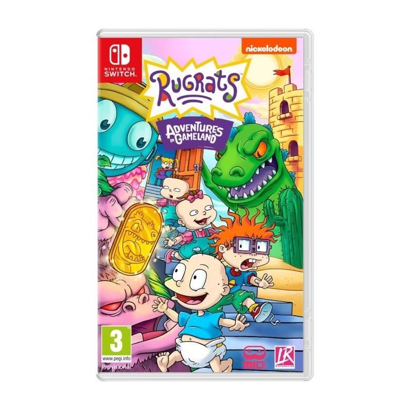 Les Razmoket Rugrats Adventures in Gameland - Jeu Nintendo Switch Les Razmoket Rugrats Adventures in Gameland - Jeu Nintendo Switch