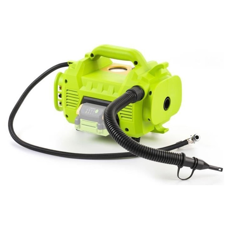 Compresseur sans fil - FIELDMANN - 20V - 10,3 bar - 235 L/min - Batterie et chargeur non inclus Compresseur sans fil - FIELDMANN - 20V - 10,3 bar - 235 L/min - Batterie et chargeur non inclus
