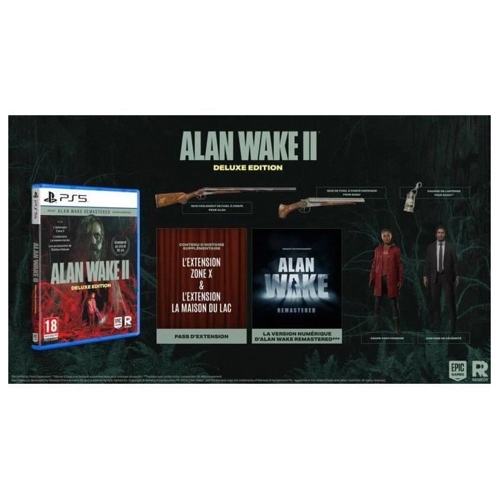 Alan Wake 2 - Jeu PS5 - Edition Deluxe