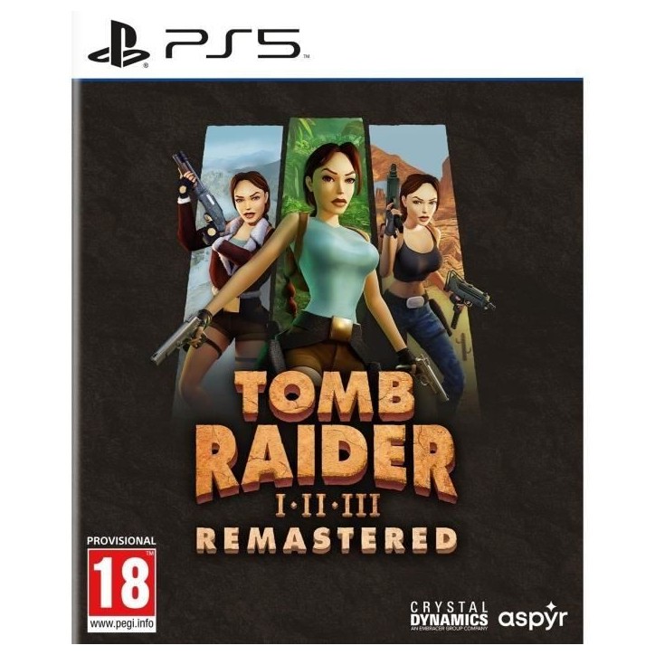 Tomb Raider I-III Remastered Starring Lara Croft - Jeu PS5