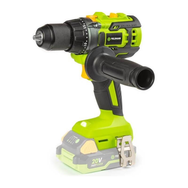 Perceuse a percussion sans fil - FIELDMANN - 20V - Brushless - 1900 rp Perceuse a percussion sans fil - FIELDMANN - 20V - Brushless - 1900 rp