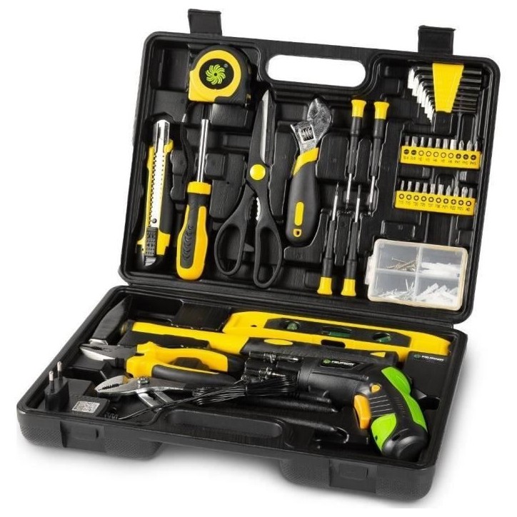 Jeu d'outils avec tournevis sans fil - Fieldmann - FDG 5018-108AR Jeu d'outils avec tournevis sans fil - Fieldmann - FDG 5018-108AR