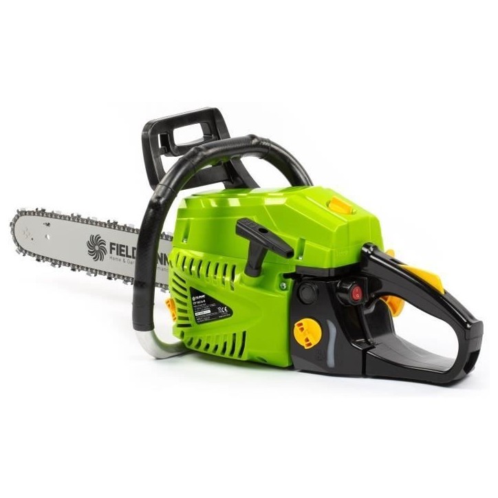 Tronçonneuse thermique - FIELDMANN - 56,5cc - Guide 40 cm - Maintenance facile Tronçonneuse thermique - FIELDMANN - 56,5cc - Guide 40 cm - Maintenance facile