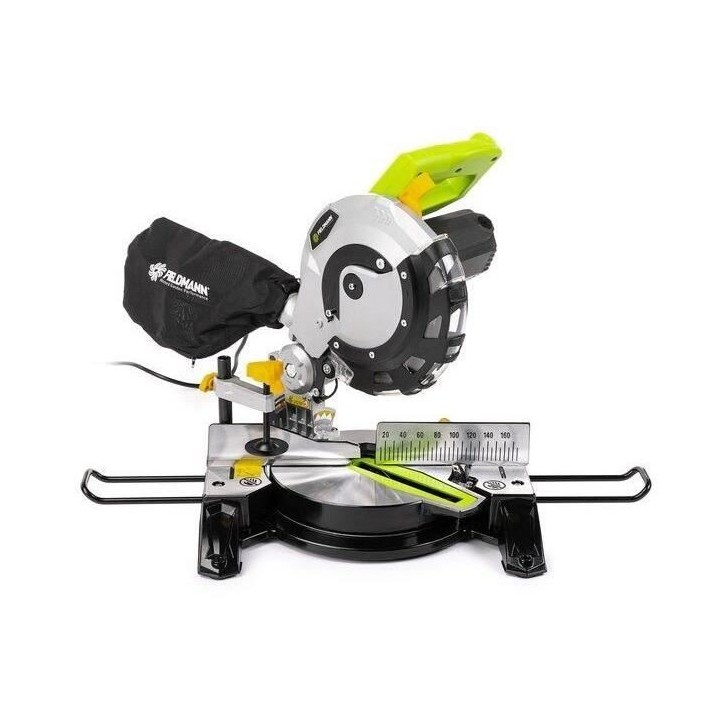 Scie a onglet - FIELDMANN - 1450 W - 210 mm - Bois - Vert Scie a onglet - FIELDMANN - 1450 W - 210 mm - Bois - Vert