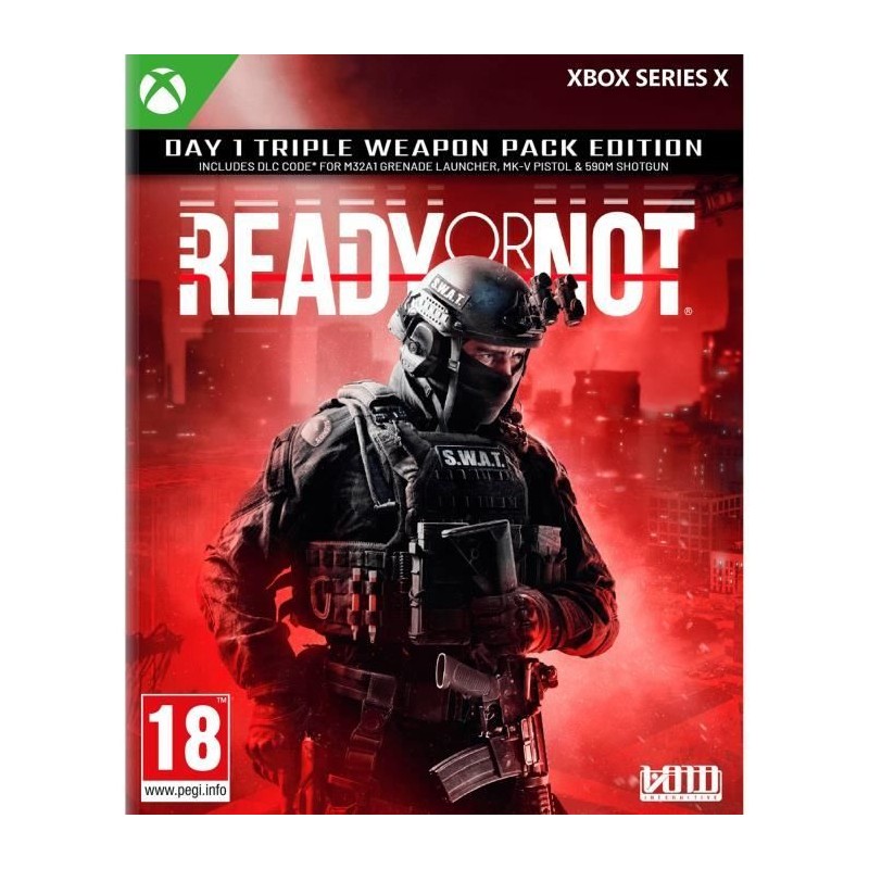 Ready or Not - Day One Edition - Jeu Xbox Séries X Ready or Not - Day One Edition - Jeu Xbox Séries X