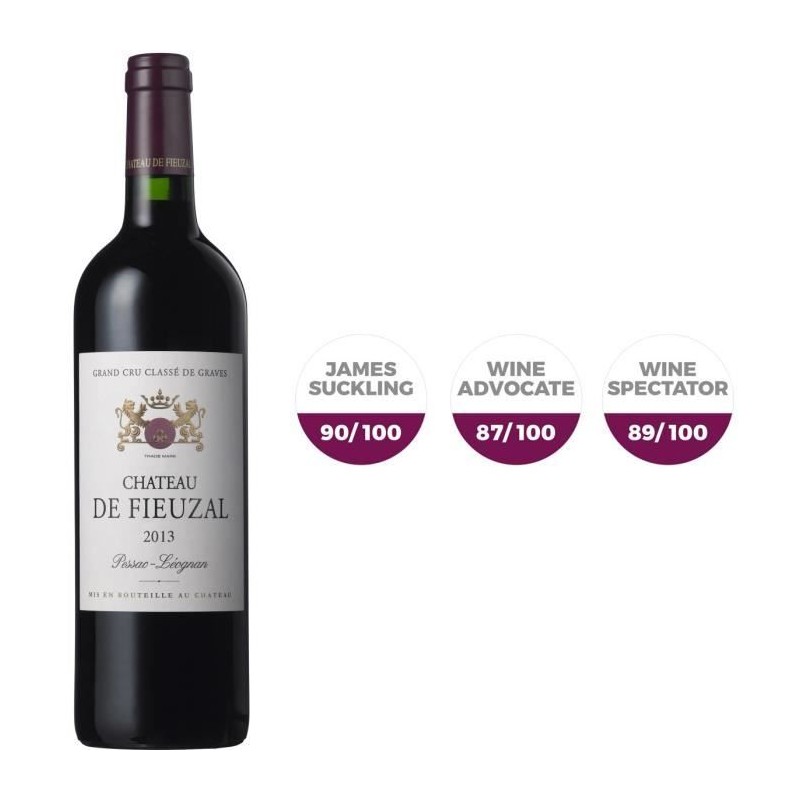 Château de Fieuzal 2013 Pessac-Léognan Grand Cru Classé - Vin rouge Château de Fieuzal 2013 Pessac-Léognan Grand Cru Classé - Vin rouge