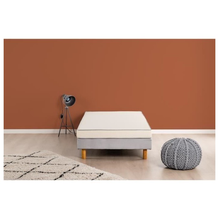 Matelas mousse 90 x 190 cm - DEKO DREAM Huopa - Mousse - Confort ferme - 10 cm - Fabrication européenne Matelas mousse 90 x 190 cm - DEKO DREAM Huopa - Mousse - Confort ferme - 10 cm - Fabrication européenne