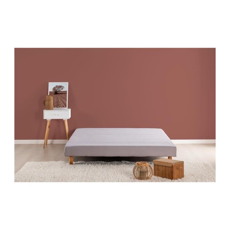 DEKO DREAM Rakenne Sommier tapissier a lattes 140 x 190 cm - Bois mass DEKO DREAM Rakenne Sommier tapissier a lattes 140 x 190 cm - Bois mass