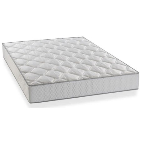 Ensemble Matelas ressorts + Sommier tapissier 140 x 190 cm - Confort équilibré - Epaisseur 23 cm - DEKO DREAM Hyvyys