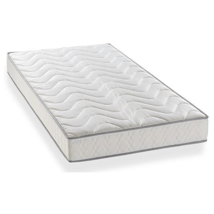 Ensemble matelas + sommier UNELMA 90 x 190 - 5 zones et mémoire de forme - 16 cm - DEKO DREAM