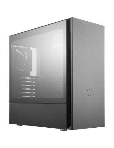 COOLER MASTER LTD BOITIER PC Silencio S600 - Noir - Verre trempé - Format ATX (MCS-S600-KG5N-S00)