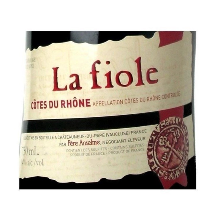 La Fiole Côtes du Rhône - Vin rouge des Côtes du Rhône 2022