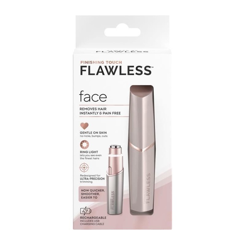 Éliminateur de Duvet Visage Rechargeable - FLAWLESS FINISH - Flawless