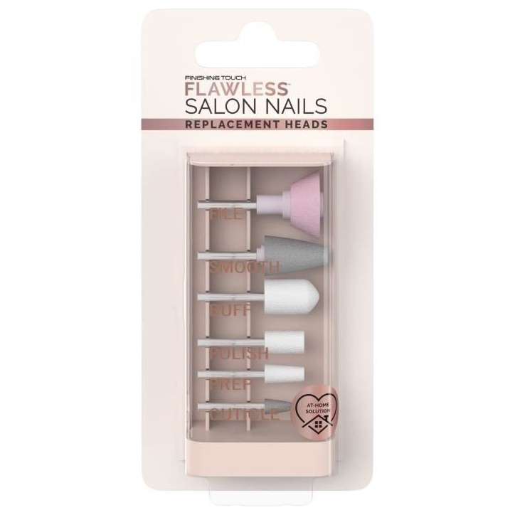 Accessoires Manucure et Pédicure - FLAWLESS FINISH - Flawless Nails - Set de 6 Tetes de Rechange Accessoires Manucure et Pédicure - FLAWLESS FINISH - Flawless Nails - Set de 6 Tetes de Rechange