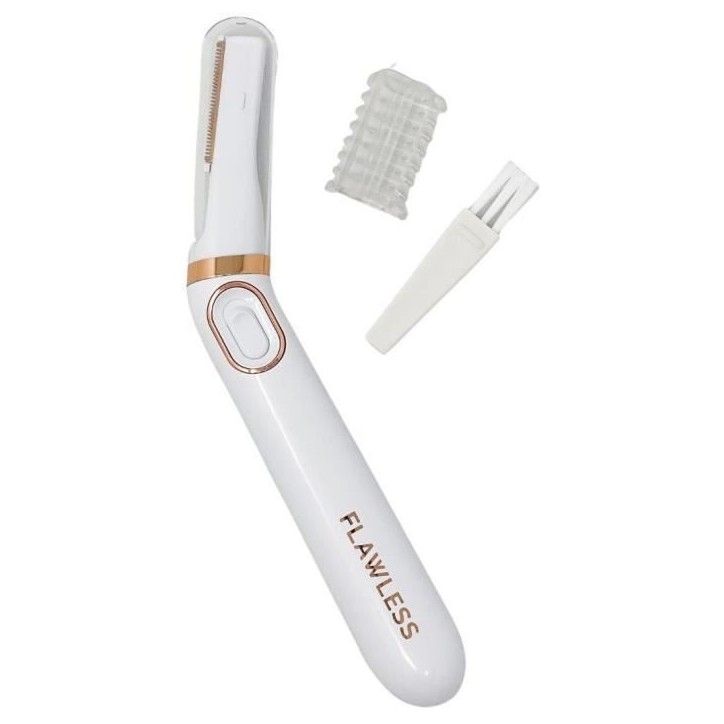 Tondeuse Électrique pour Femme - FLAWLESS FINISH - Flawless Bikini - Spécial maillot - Rapide et indolore - LED intégrée Tondeuse Électrique pour Femme - FLAWLESS FINISH - Flawless Bikini - Spécial maillot - Rapide et indolore - LED intégrée