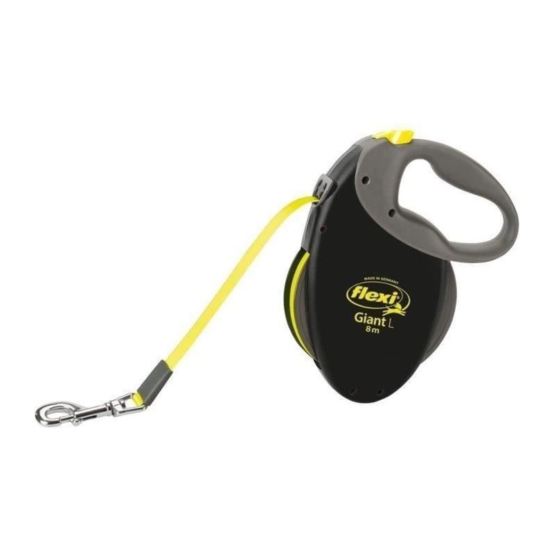 Laisse enrouleur Flexi Neon Giant - FLEXI - GT3-210-S-NEO-12 - Noir et Laisse enrouleur Flexi Neon Giant - FLEXI - GT3-210-S-NEO-12 - Noir et