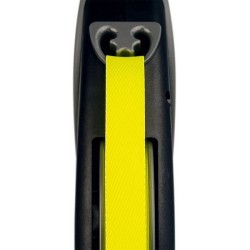 Laisse enrouleur Flexi Neon Giant - FLEXI - GT3-210-S-NEO-12 - Noir et