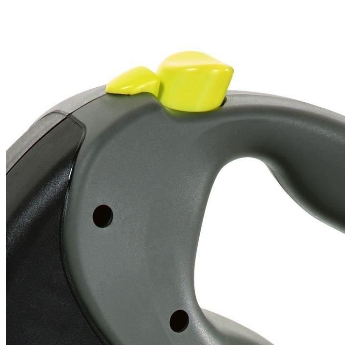 Laisse enrouleur Flexi Neon Giant - FLEXI - GT3-210-S-NEO-12 - Noir et jaune - Pour chiens jusqu'a 50 kg