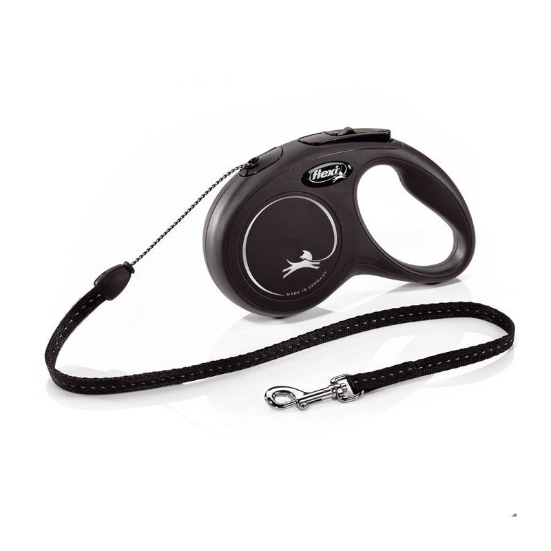 Laisse - FLEXI - New Classic M Cord - 5 metres de longueur - Pour chie Laisse - FLEXI - New Classic M Cord - 5 metres de longueur - Pour chie