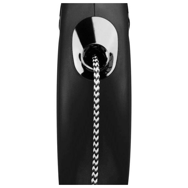 Laisse - FLEXI - New Classic M Cord - 5 metres de longueur - Pour chiens jusqu'a 20 kg - Noir Laisse - FLEXI - New Classic M Cord - 5 metres de longueur - Pour chiens jusqu'a 20 kg - Noir