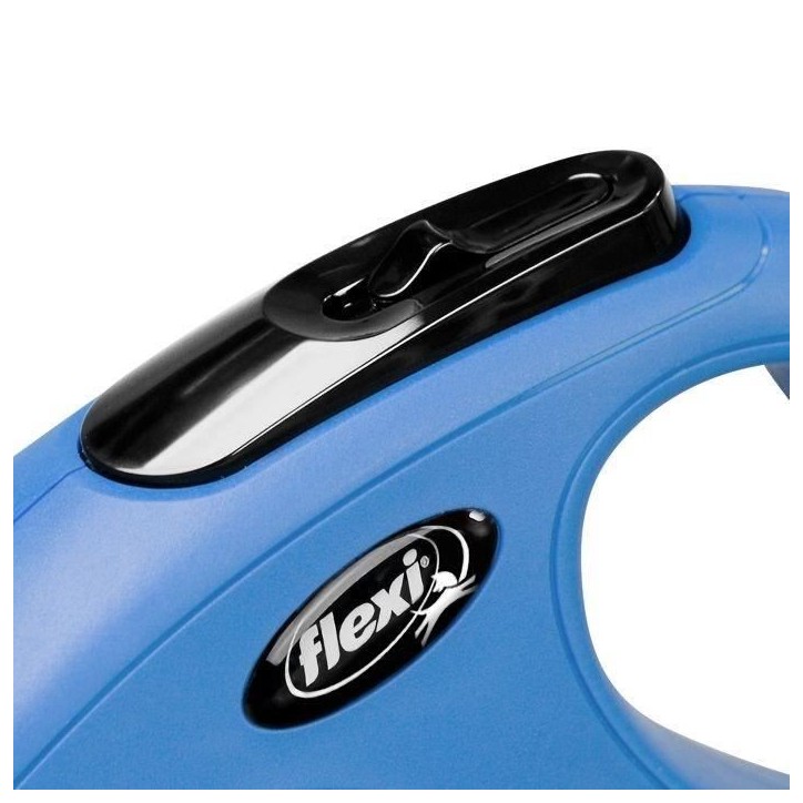 Laisse enrouleur FLEXI New CLASSIC - Taille M - 5m - Bleu pour chien jusqu'a 25kg Laisse enrouleur FLEXI New CLASSIC - Taille M - 5m - Bleu pour chien jusqu'a 25kg