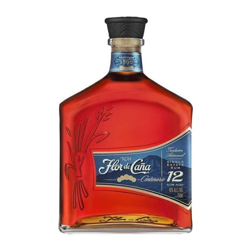 Flor de Caña - 12 ans - Rhum Vieux - Nicaragua - 40,0% Vol. - 70cl Flor de Caña - 12 ans - Rhum Vieux - Nicaragua - 40,0% Vol. - 70cl