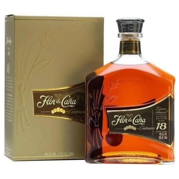 Flor de Cana - 18 ans - Nicaragua - Rhum vieux - 40,0% Vol. - 70 cl