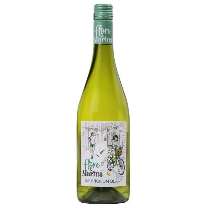 Flore & Marius 2023 IGP Atlantique Sauvignon - Vin blanc de Bordeaux