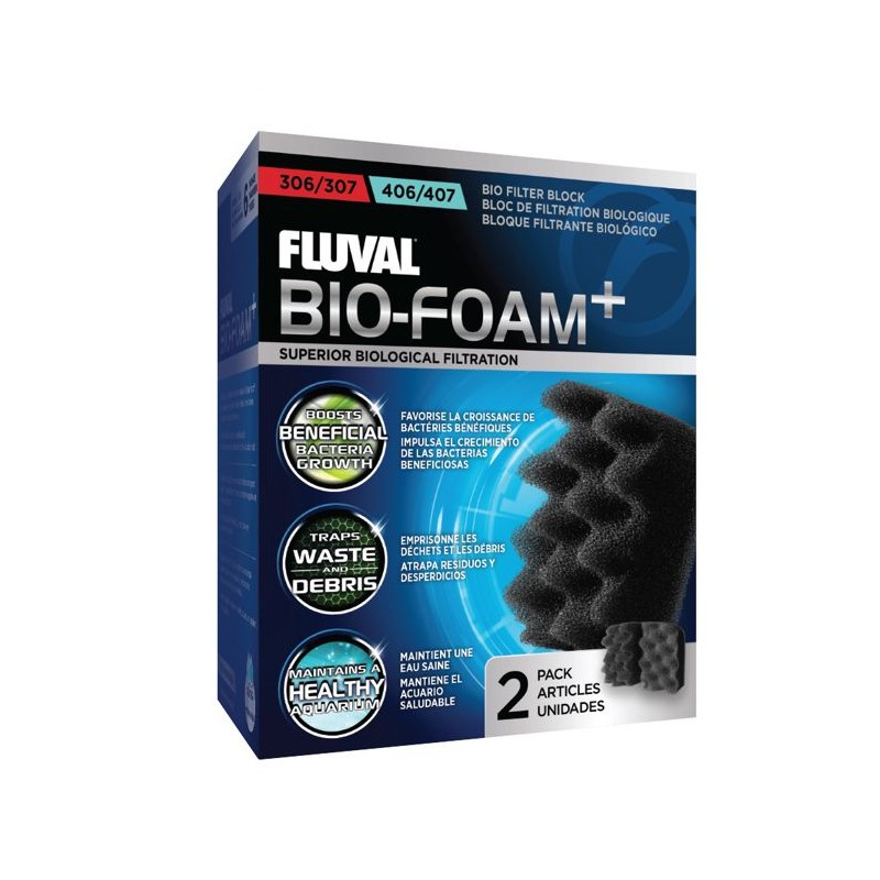 Bloc de mousses bio FLUVAL pour aquarium - 306 406 - Filtration bio et Bloc de mousses bio FLUVAL pour aquarium - 306 406 - Filtration bio et