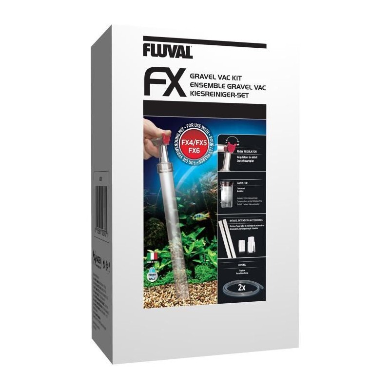 Kit de nettoyage de gravier d'aquarium - FLUVAL - FX - Compatible filt Kit de nettoyage de gravier d'aquarium - FLUVAL - FX - Compatible filt