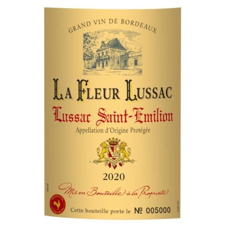 Magnum La Fleur Lussac 2020 Lussac Saint-Emilion - Vin rouge de Bordeaux