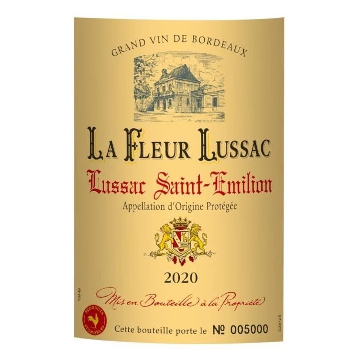 Magnum La Fleur Lussac 2020 Lussac Saint-Emilion - Vin rouge de Bordeaux