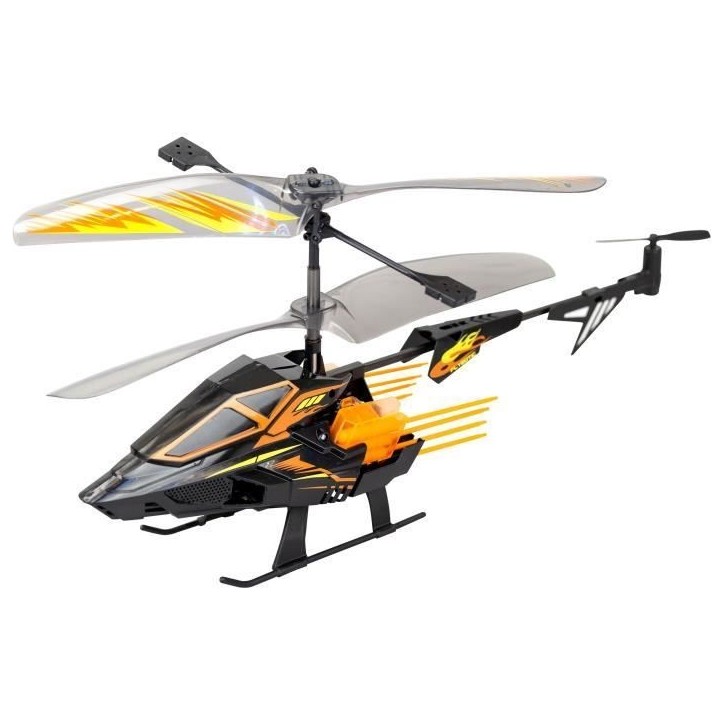 Hélicoptere Télécommandé - FLYBOTIC - Helico Hover Blast - 23 cm - orange et noir - des 8 ans Hélicoptere Télécommandé - FLYBOTIC - Helico Hover Blast - 23 cm - orange et noir - des 8 ans