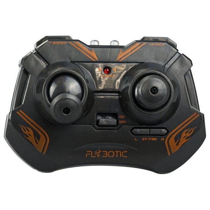 Hélicoptere Télécommandé - FLYBOTIC - Helico Hover Blast - 23 cm - orange et noir - des 8 ans Hélicoptere Télécommandé - FLYBOTIC - Helico Hover Blast - 23 cm - orange et noir - des 8 ans