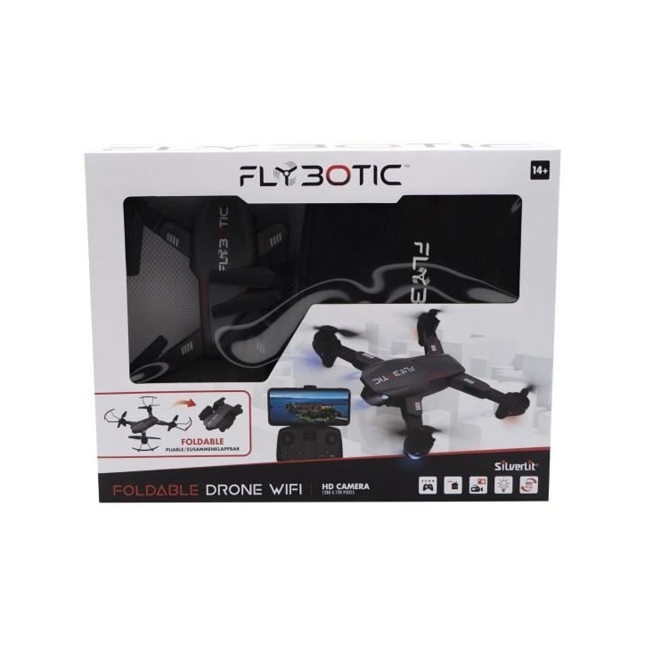 Drone repliable avec caméra embarquée - Flybotic by Silverlit Drone repliable avec caméra embarquée - Flybotic by Silverlit