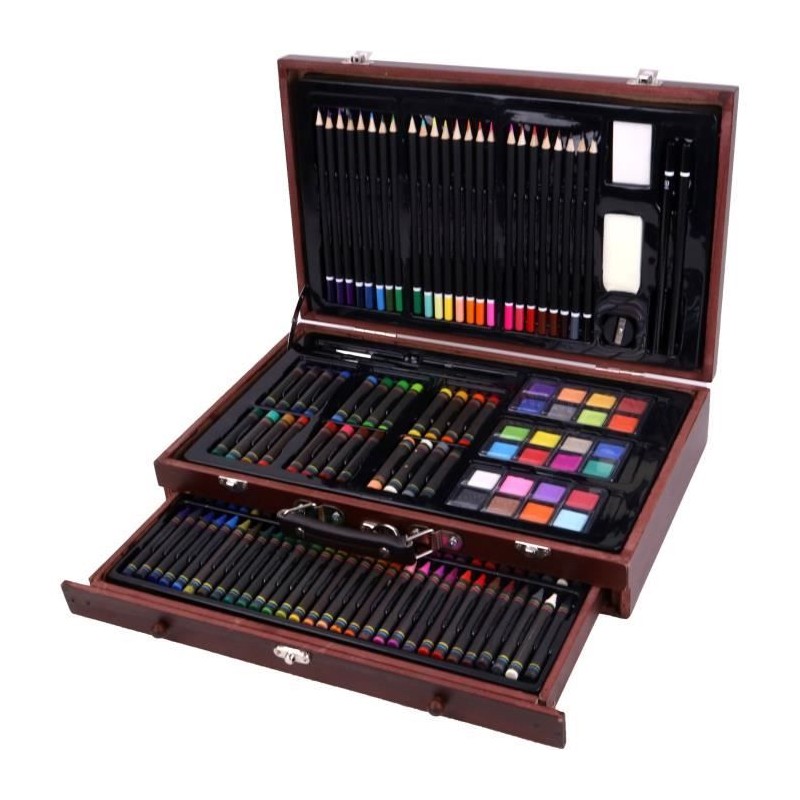 Mallette XXL De 140 Pieces - MAIN D'ARTISTE- Boite a Dessin - Activit Mallette XXL De 140 Pieces - MAIN D'ARTISTE- Boite a Dessin - Activit